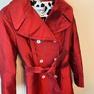 Dolce and Gabbana Double Breasted coat